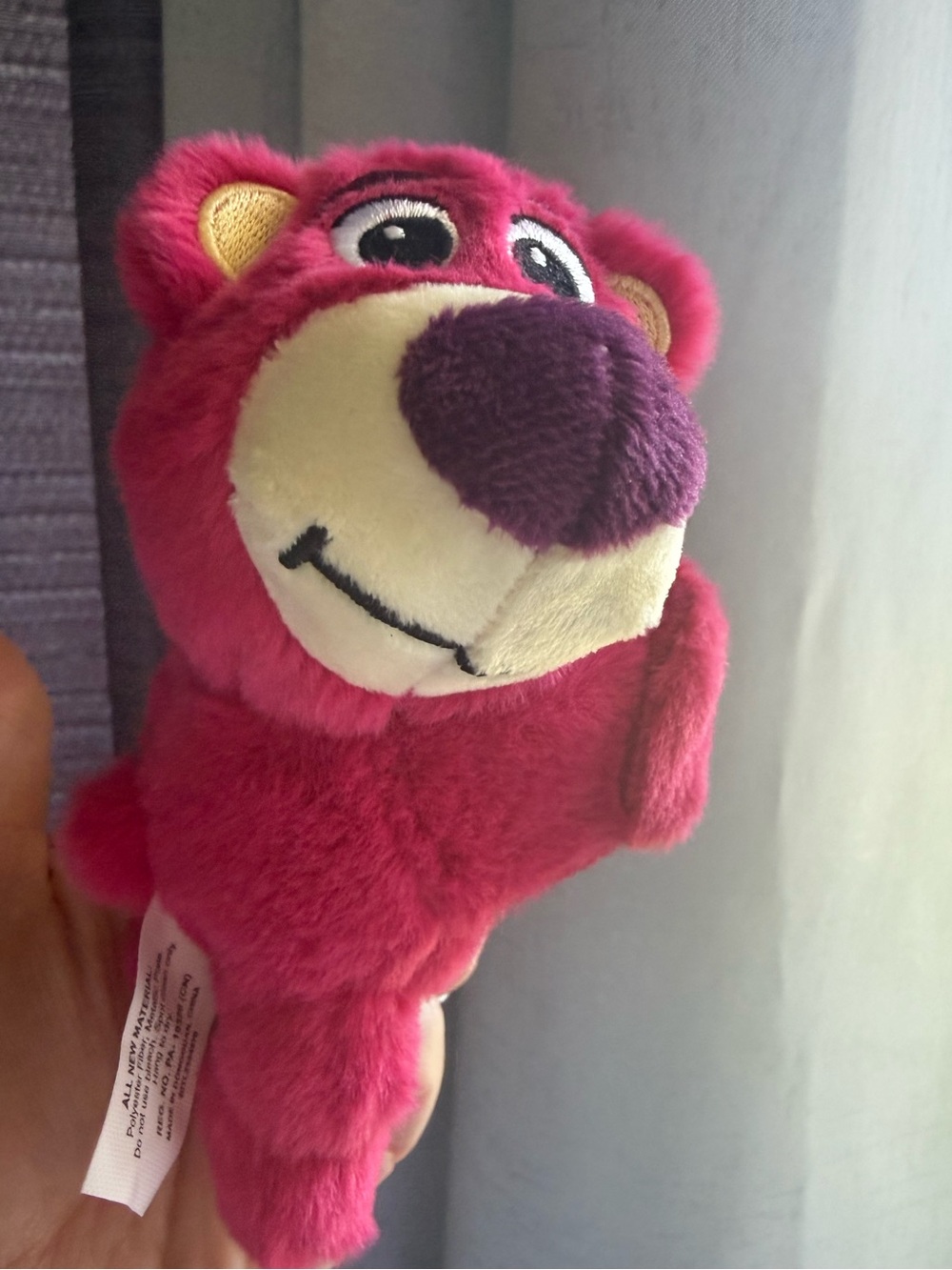 Toy Story mystery cutie cuff Lotso Bear Plush - like new